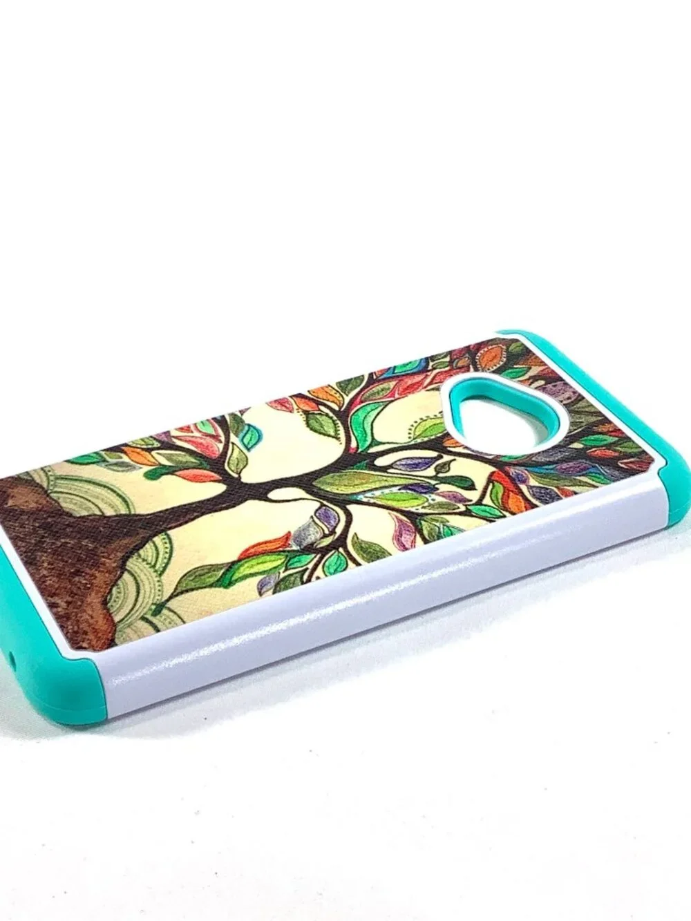 2 NEW HTC U11 Life Case Heavy Duty Love Tree Phone Cover Shockproof Protective